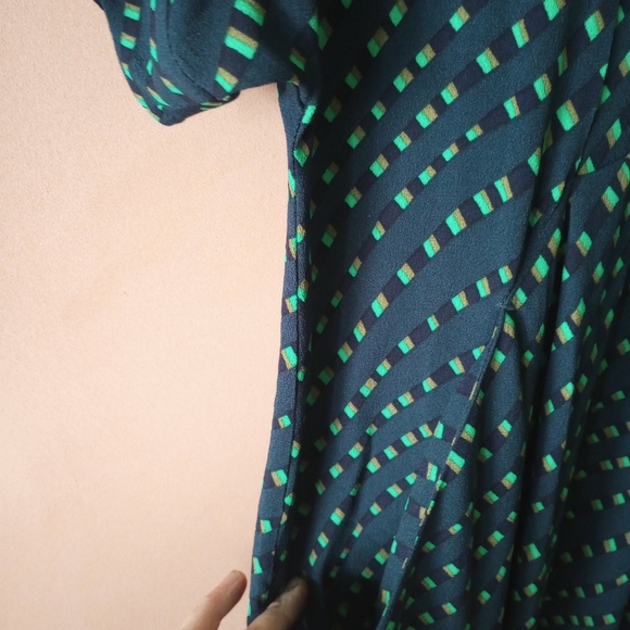 TOAST Bryn Trellis Print Crepe Dress XS NWT - Picture 6 of 7